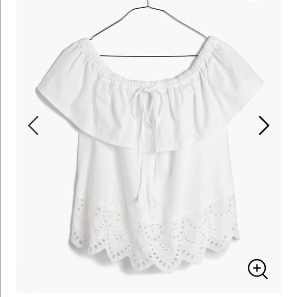 Madewell Off the Shoulder Top - Picture 3 of 5